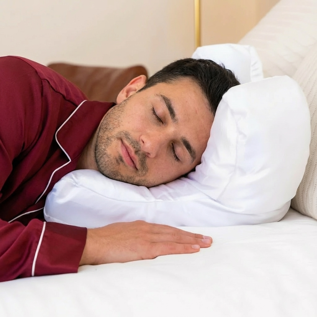 Anti Wrinkle Pillow + Pillowcase