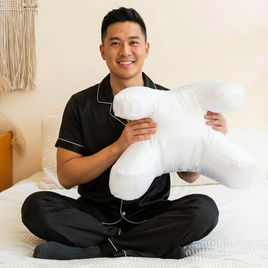 Anti Wrinkle Pillow + Pillowcase